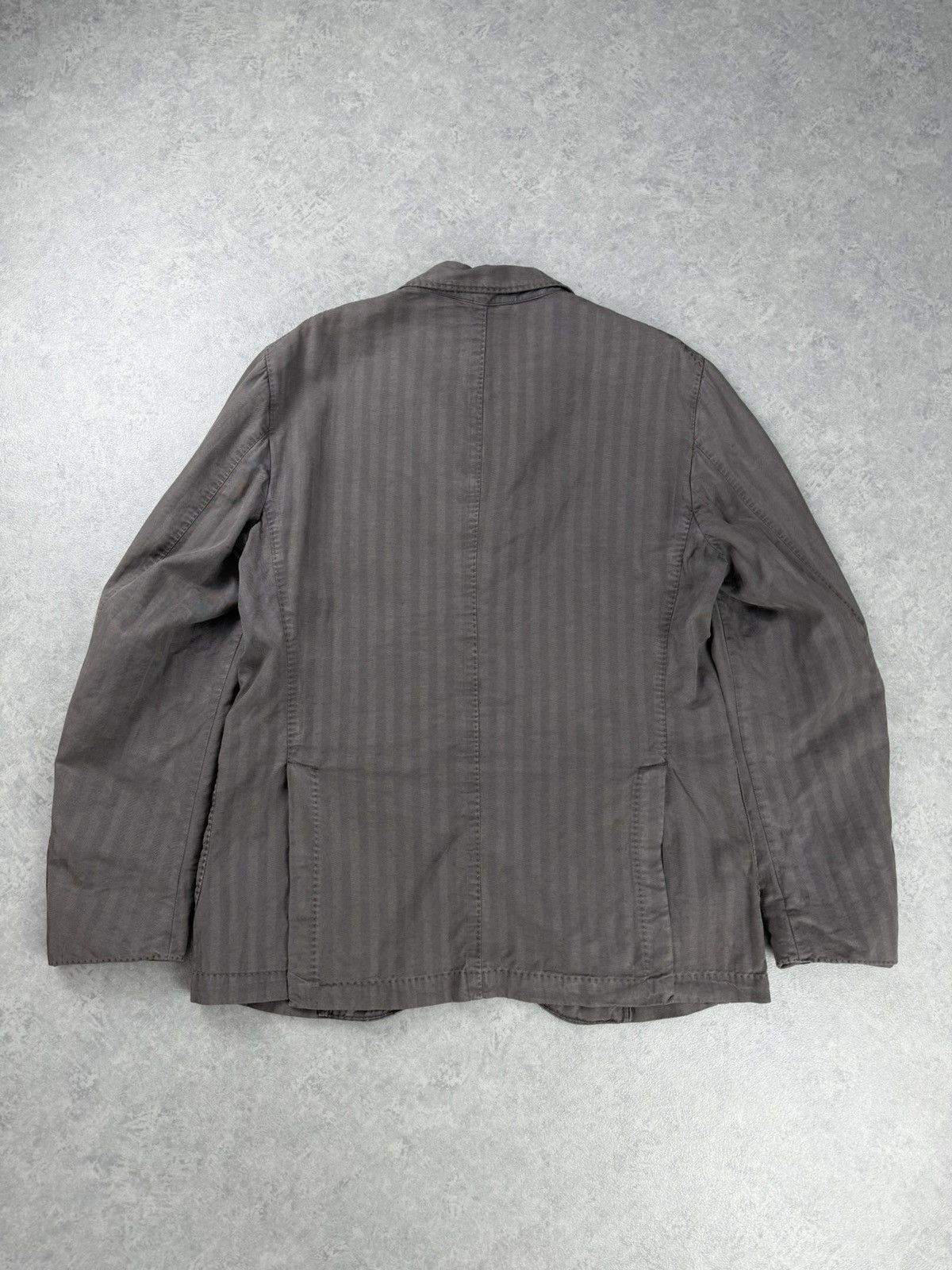 L.B.M. 1911 L.B.M. 1911 Blazer Jacket Italy Herringbone Cotton Size 50 Size 40R - 13 Thumbnail