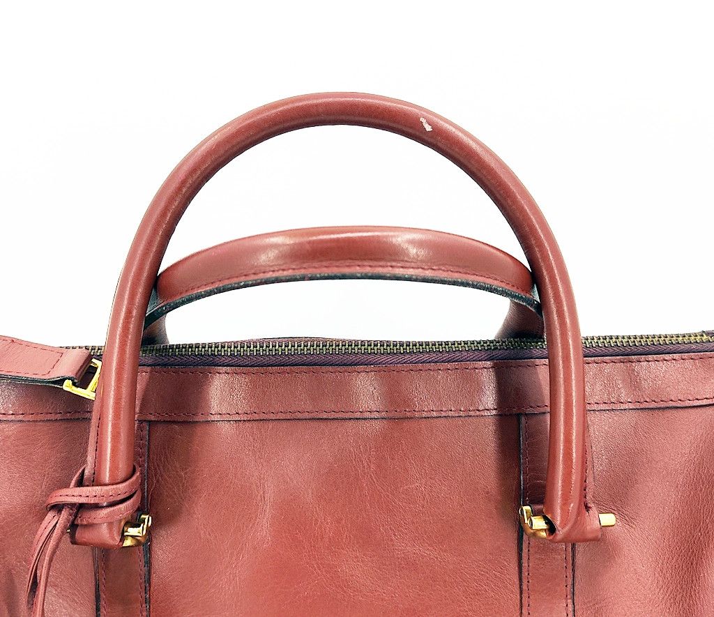 Cartier original CARTIER Bordeaux Leather Boston 33 Bag Size ONE SIZE - 16 Thumbnail