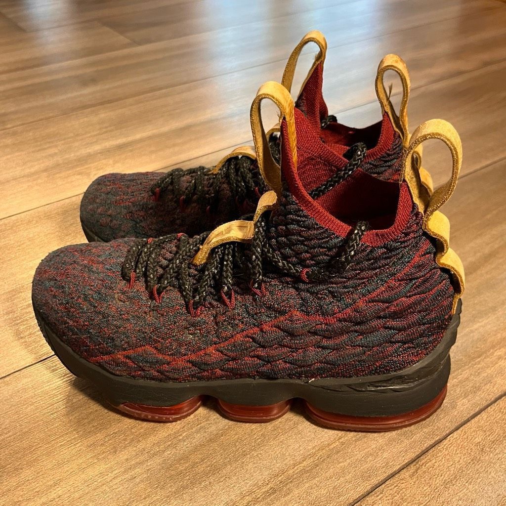 Nike Nike Lebron XVII 17 GS Red Athletic Shoe Youth 5 Women 6.5 Size US 5 / EU 37 - 5 Thumbnail
