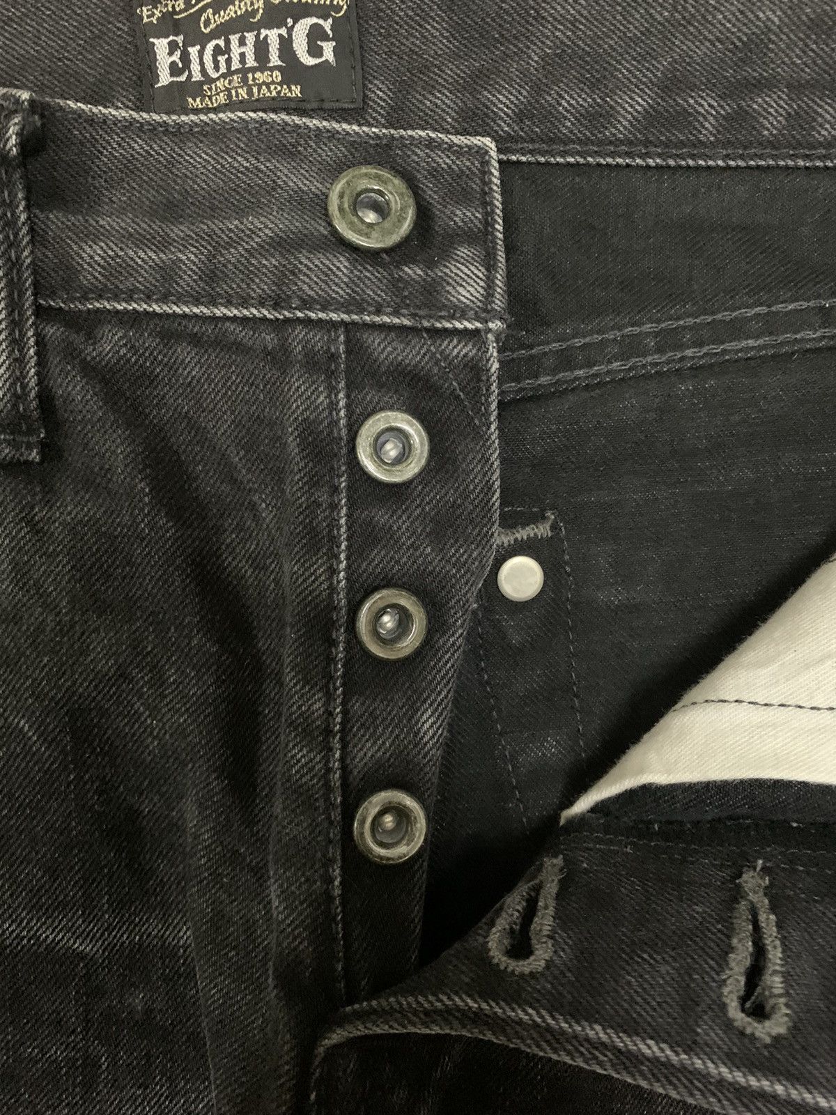 EIGHT-G Vintage Japanese Brand Eight-G Selvedge Distressed Jeans Size US 30 / EU 46 - 5 Thumbnail
