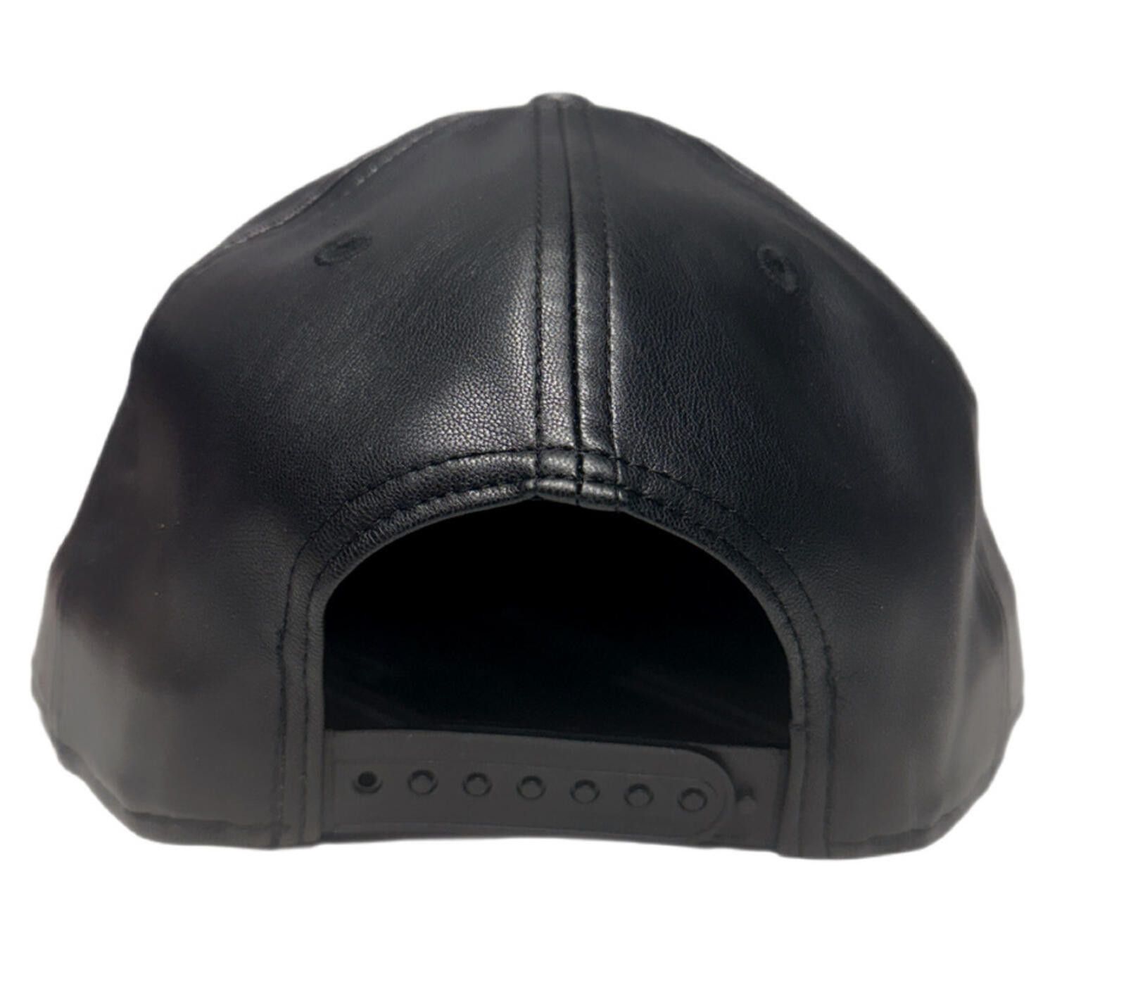 New Era New Era Harlem Diplomats Eagle Black Leather 9FIFTY Snapback Size ONE SIZE - 4 Thumbnail