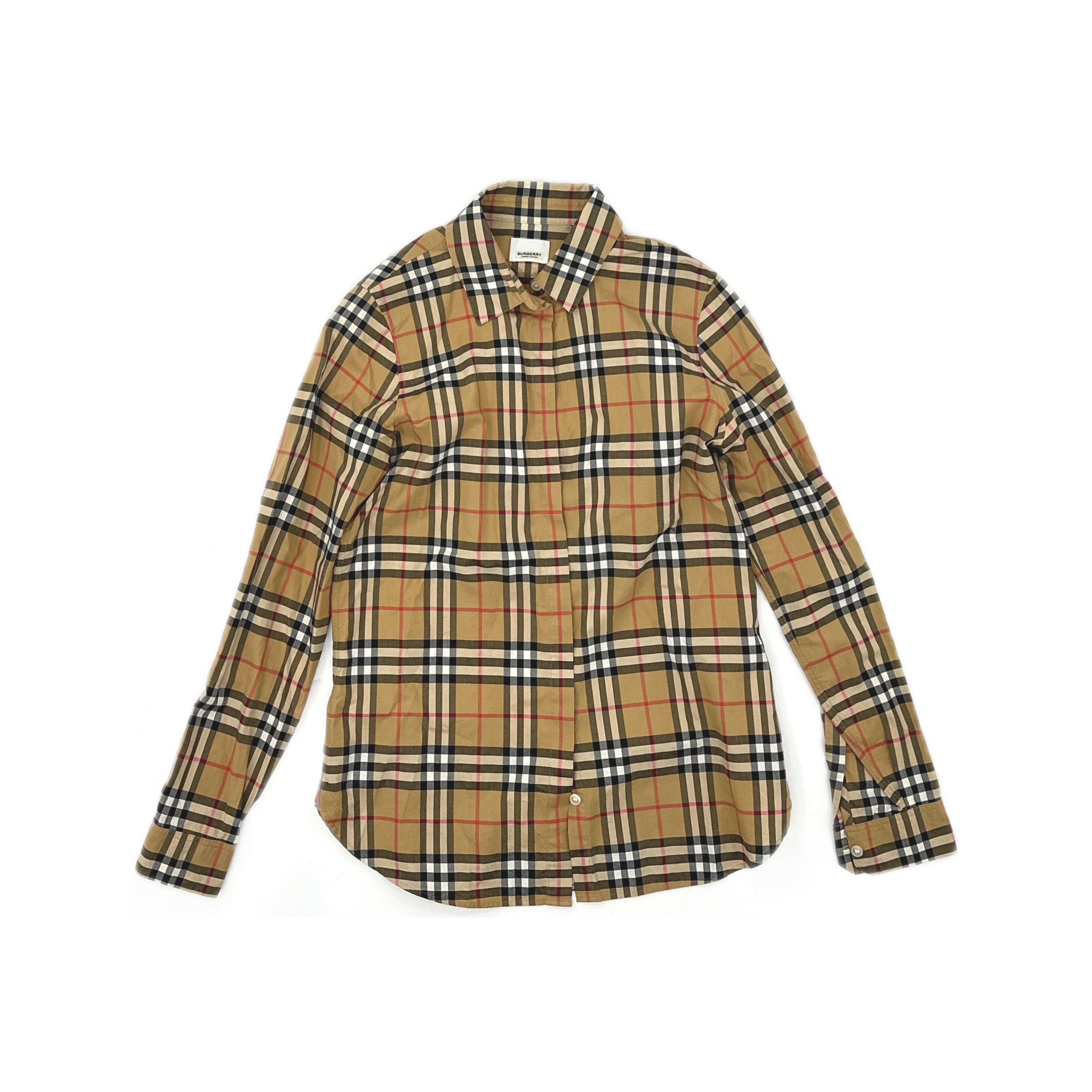 Burberry Burberry Classic Check Button Up Shirt Size UK 6 Size XS / US 0-2 / IT 36-38 - 1 Thumbnail