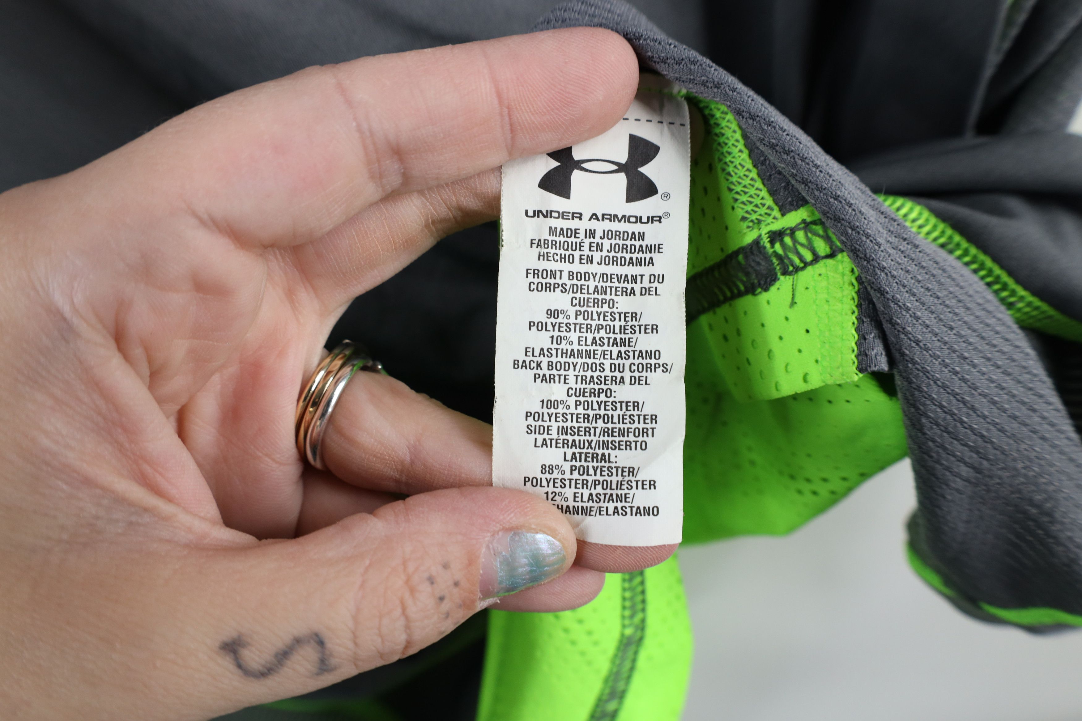Under Armour × Vintage Under Armour NFL Combine Sleeveless Muscle T-Shirt Gray Size US XL / EU 56 / 4 - 7 Thumbnail