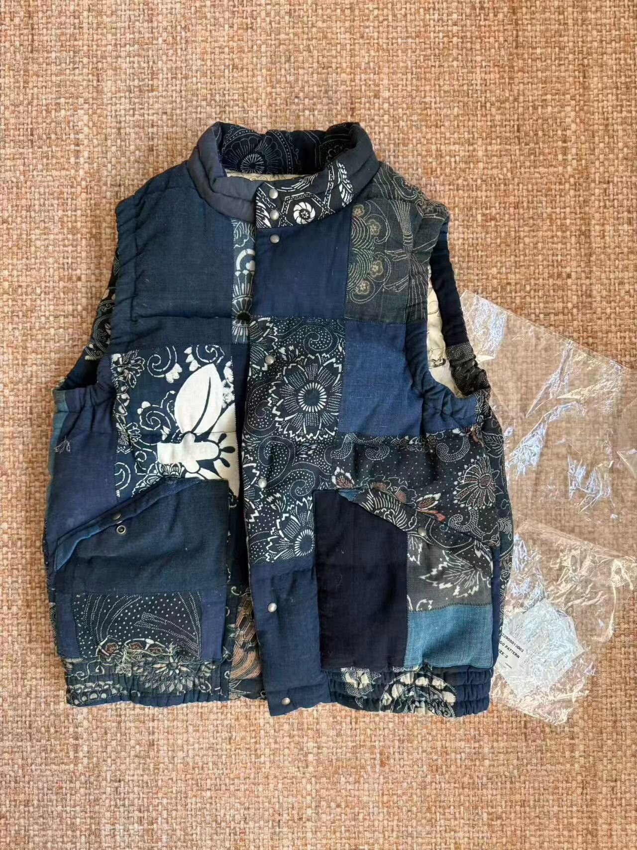 Visvim VISVIM Insulator Down Vest Flux Patchwork | Grailed