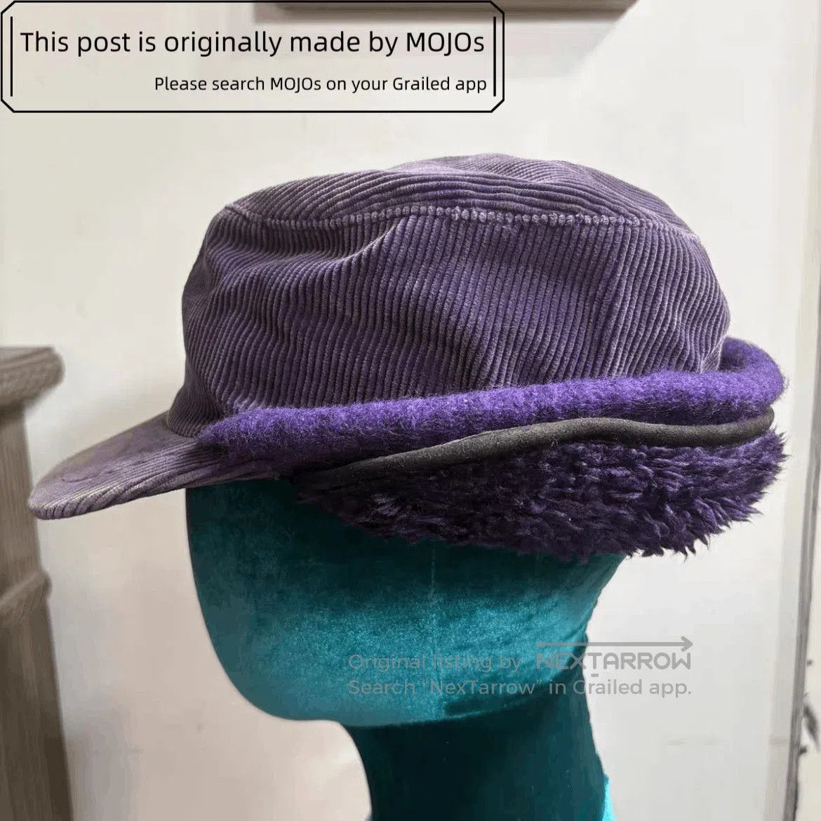 Number (N)ine Number Nine 08AW Corduroy Joint Hat. Size ONE SIZE - 5 Thumbnail