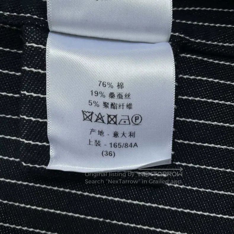 Dior Dior Classic little bee embroidered dark blue striped jack Size S / US 4 / IT 40 - 7 Thumbnail