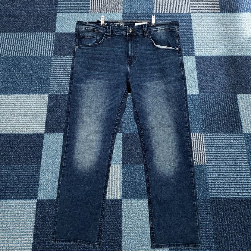 Hartford Axel Jeans Mens 38x29 Blue Hartford Coxx Slim Boot Stretch Dark Wash Denim Size US 38 / EU 54 - 1 Thumbnail