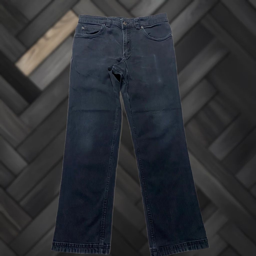 Duluth Trading Company Duluth Trading Co Flex Fire Hose Slim Fit Work Pants Mens 30x28 Black Canvas Size US 30 / EU 46 - 1 Thumbnail