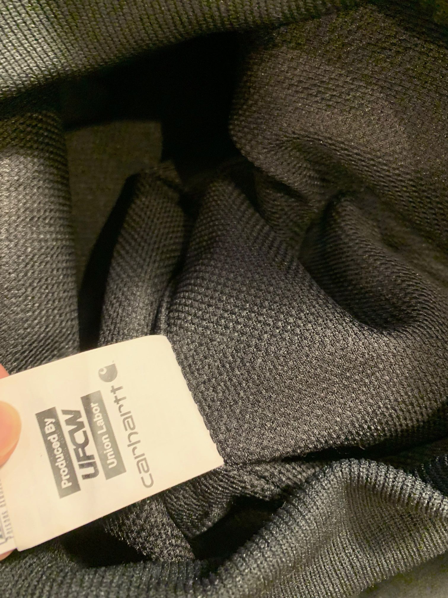 Carhartt J131 Black Made in USA Union Made Duck Canvas Jacket Hoodie Size US XL / EU 56 / 4 - 6 Thumbnail