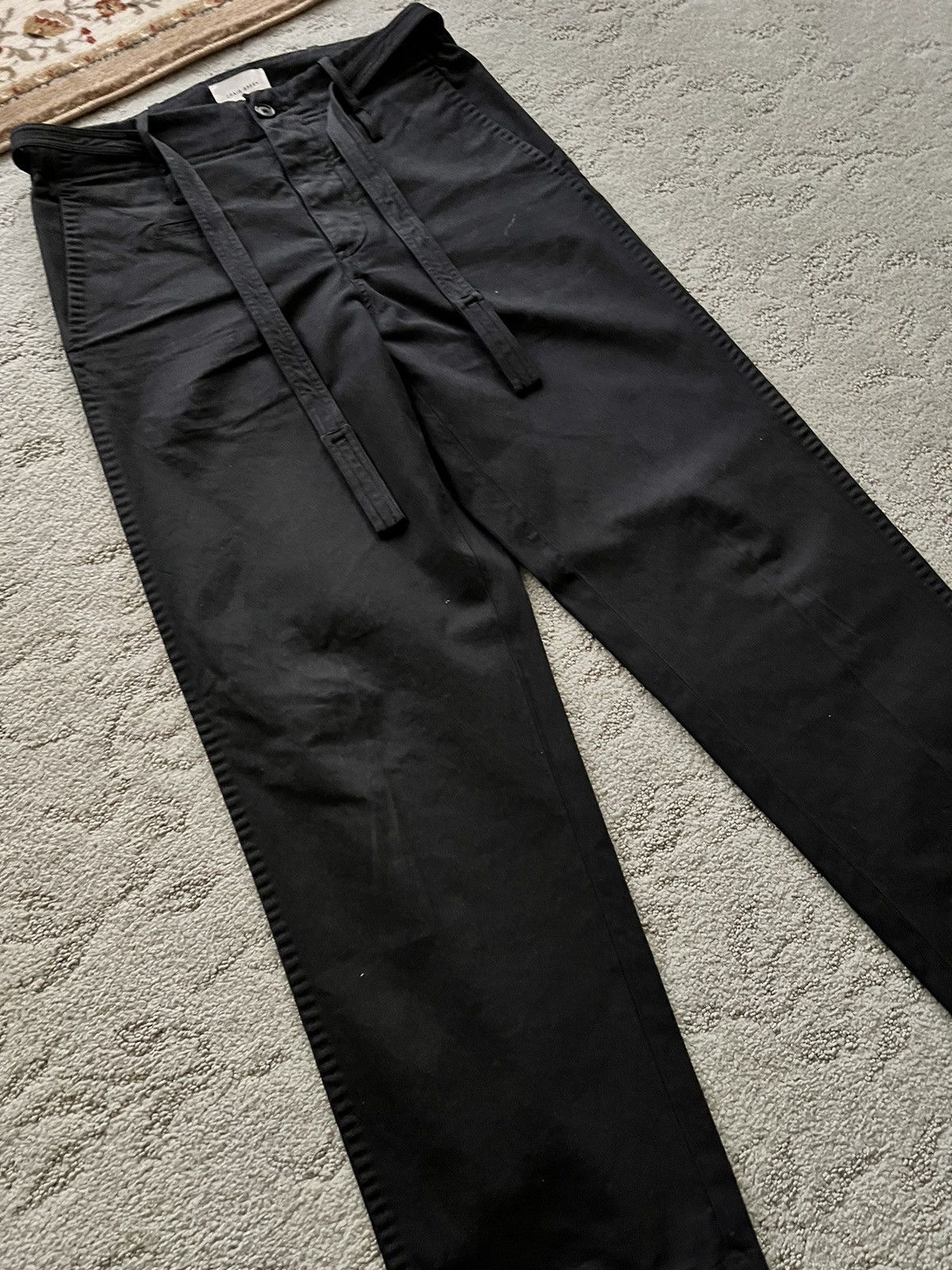 Craig Green Pleated belted side stitch trousers Size US 30 / EU 46 - 3 Thumbnail