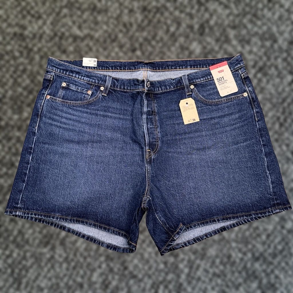 Levi's VINTAGE Levis 501 Shorts Womens 24W Button Fly High Rise Stretch New Size 42" / US 20 - 1 Thumbnail