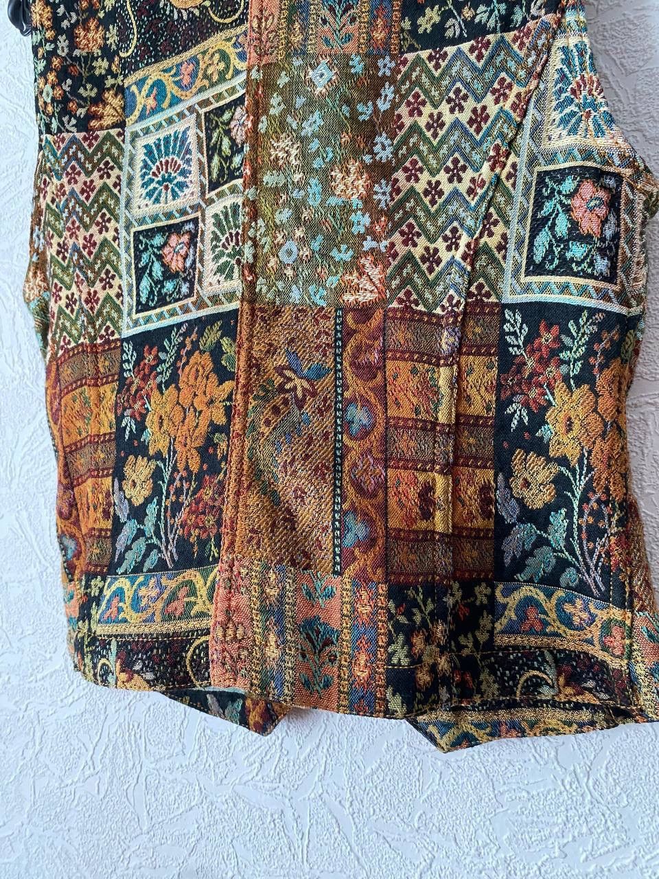 Kenzo 80s Kenzo Jeans Jungle Women Tapestry Vest Archive Fashion Size S / US 4 / IT 40 - 11 Thumbnail