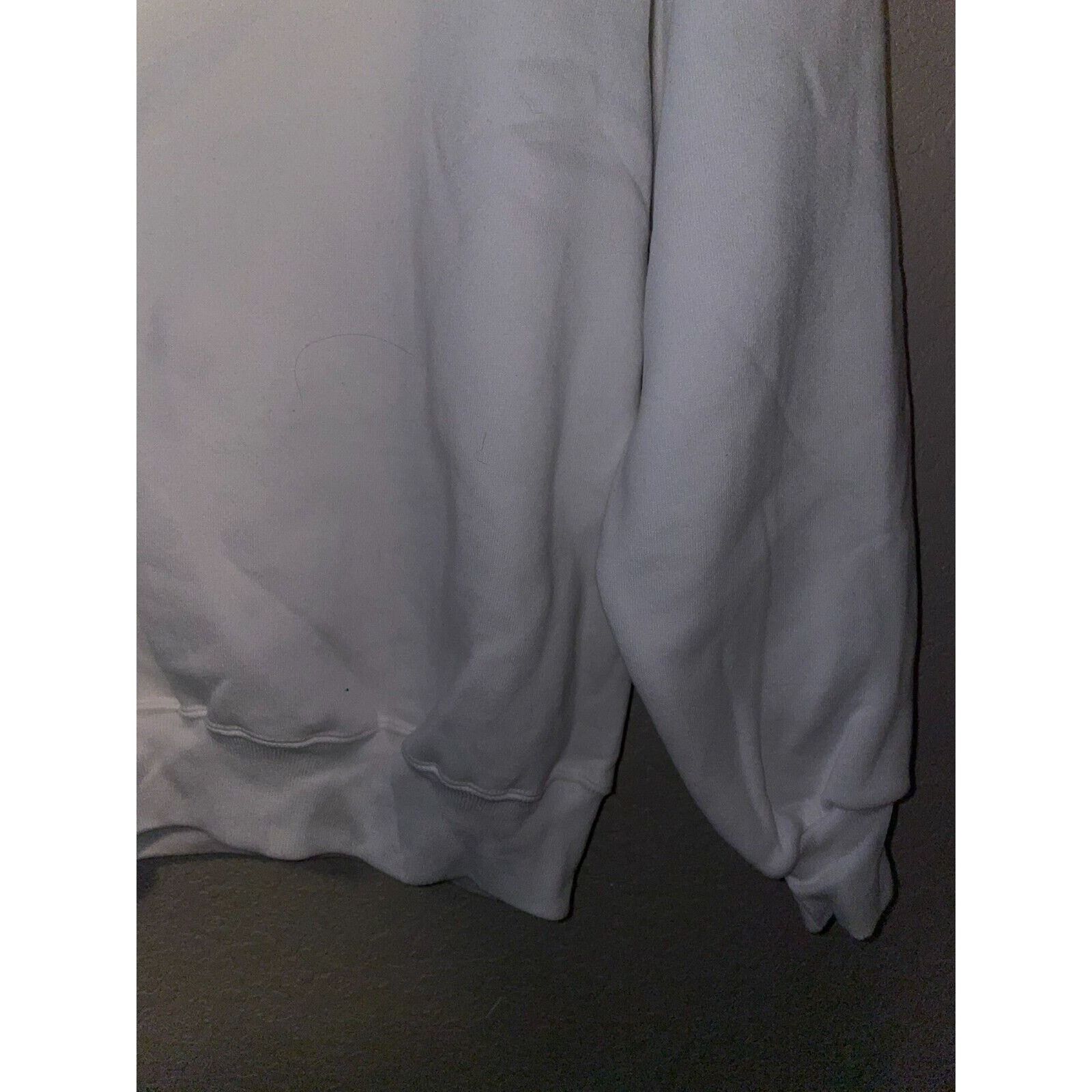 Jerzees Vintage Steamboat Sweatshirt 1/4 Zip White Crewneck L Size US L / EU 52-54 / 3 - 4 Thumbnail