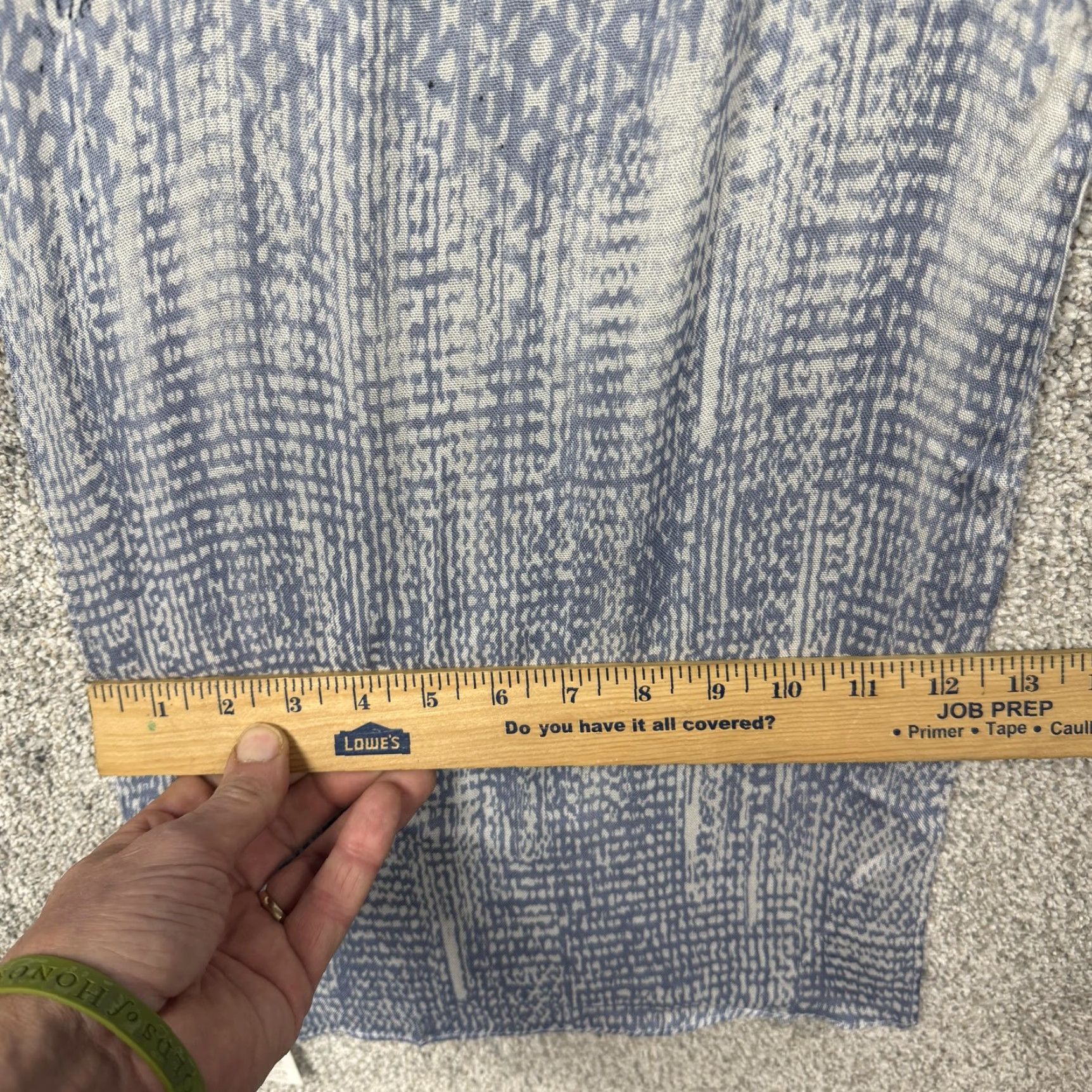 Vintage Chico's Scarf Womens One Size Blue White Ombre Static Oblong Geometric Wrap Size ONE SIZE - 7 Thumbnail