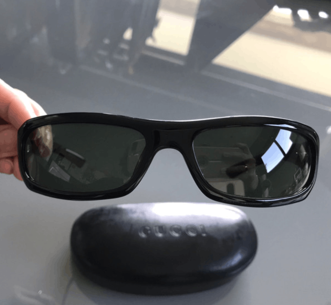 Gucci Gucci Sunglasses 1998 Mask Shield Sport Bike Pop Vintage Size ONE SIZE - 4 Thumbnail