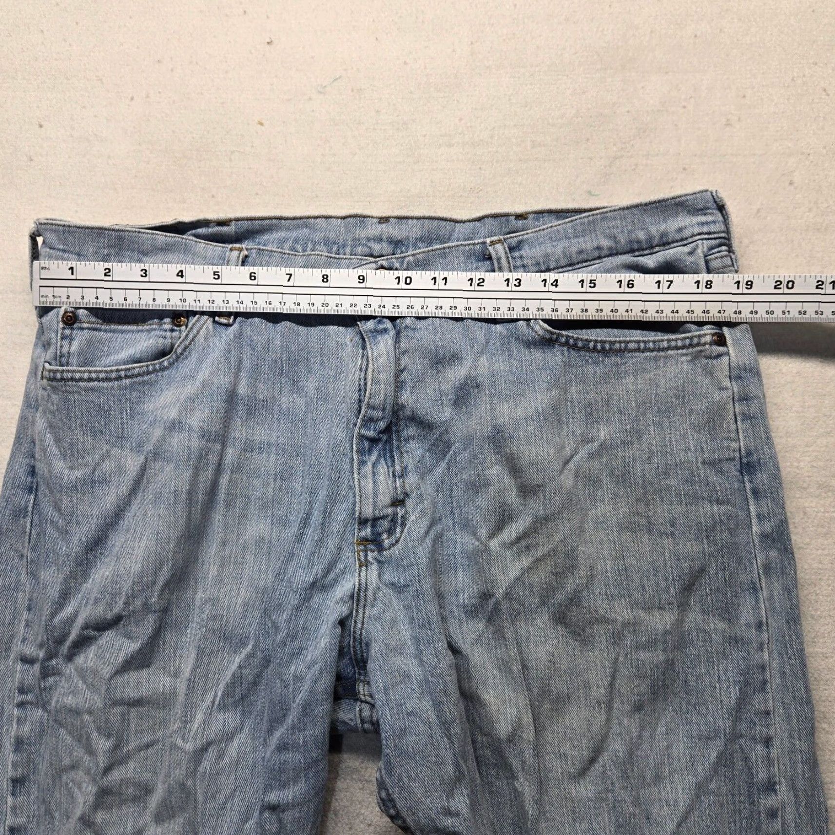 Wrangler VINTAGE Wrangler Men's Jeans Pants Straight Leg Size 38 x 29 Blue Denim 90s Casual Size US 38 / EU 54 - 4 Thumbnail