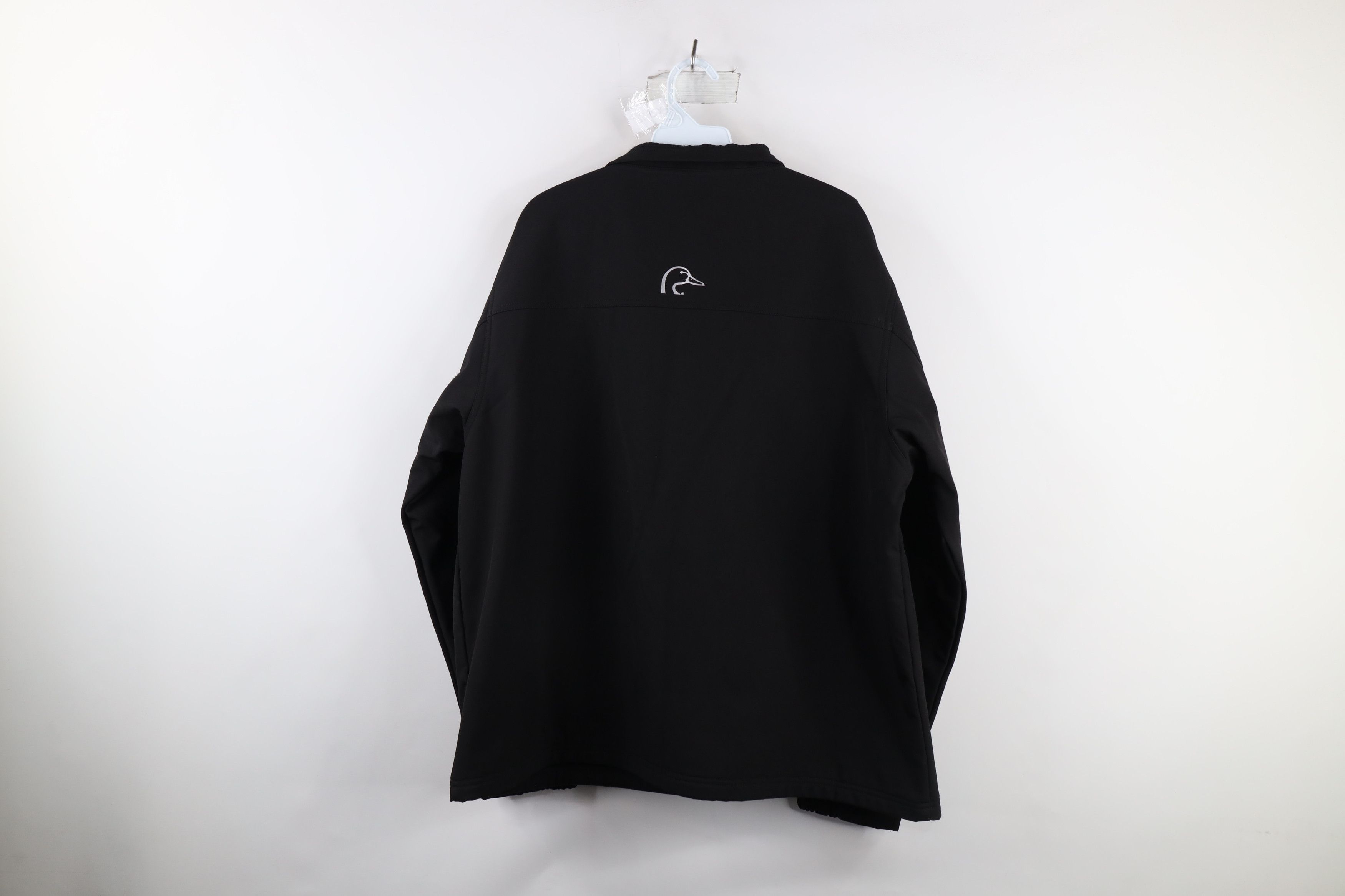 Vintage Vintage Ducks Unlimited Fleece Lined Softshell Jacket Black Size US XL / EU 56 / 4 - 15 Thumbnail