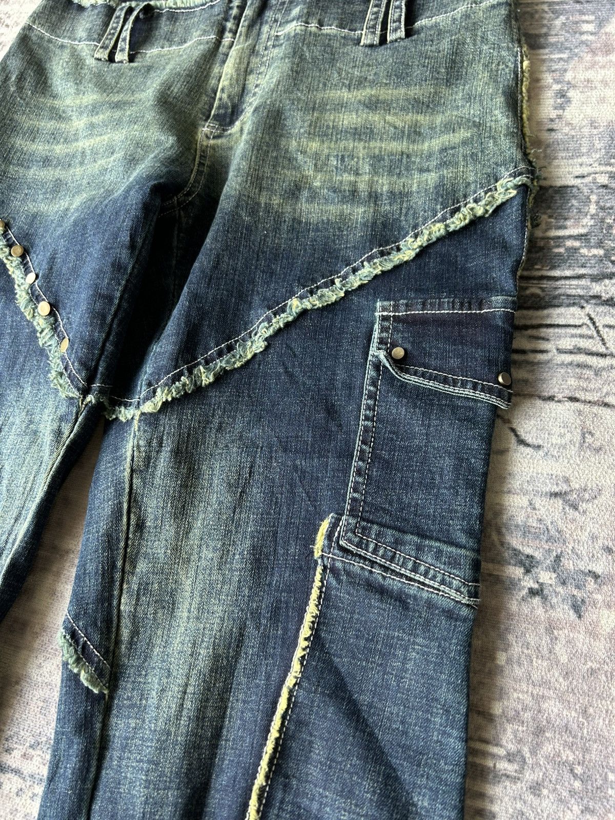 14th Addiction Y2K Flared Cargo Pants Size US 28 / EU 44 - 7 Thumbnail