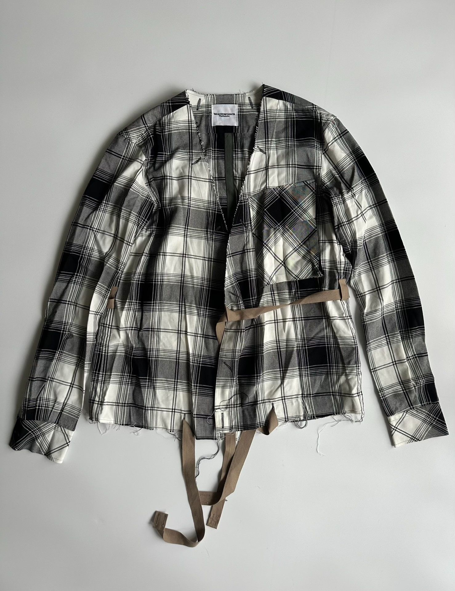 Takahiromiyashita The Soloist. takahiromiyashita thesoloist 17AW checkered cardigan| Size US S / EU 44-46 / 1 - 2 Thumbnail