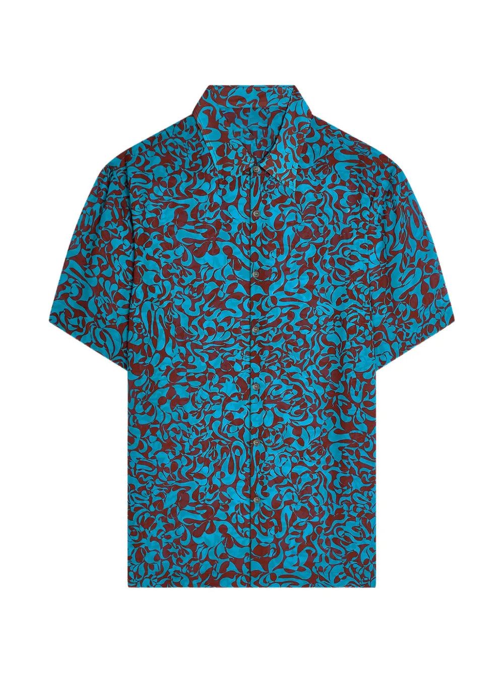 Other Short Sleeve Viscose Shirt – Spring Summer Casual Shirt Size US L / EU 52-54 / 3 - 3 Thumbnail