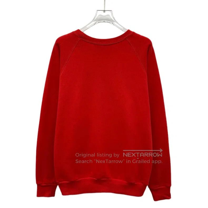 Gucci gucci Red floral bee embroidered cotton round-neck long-sl Size US XS / EU 42 / 0 - 2 Thumbnail