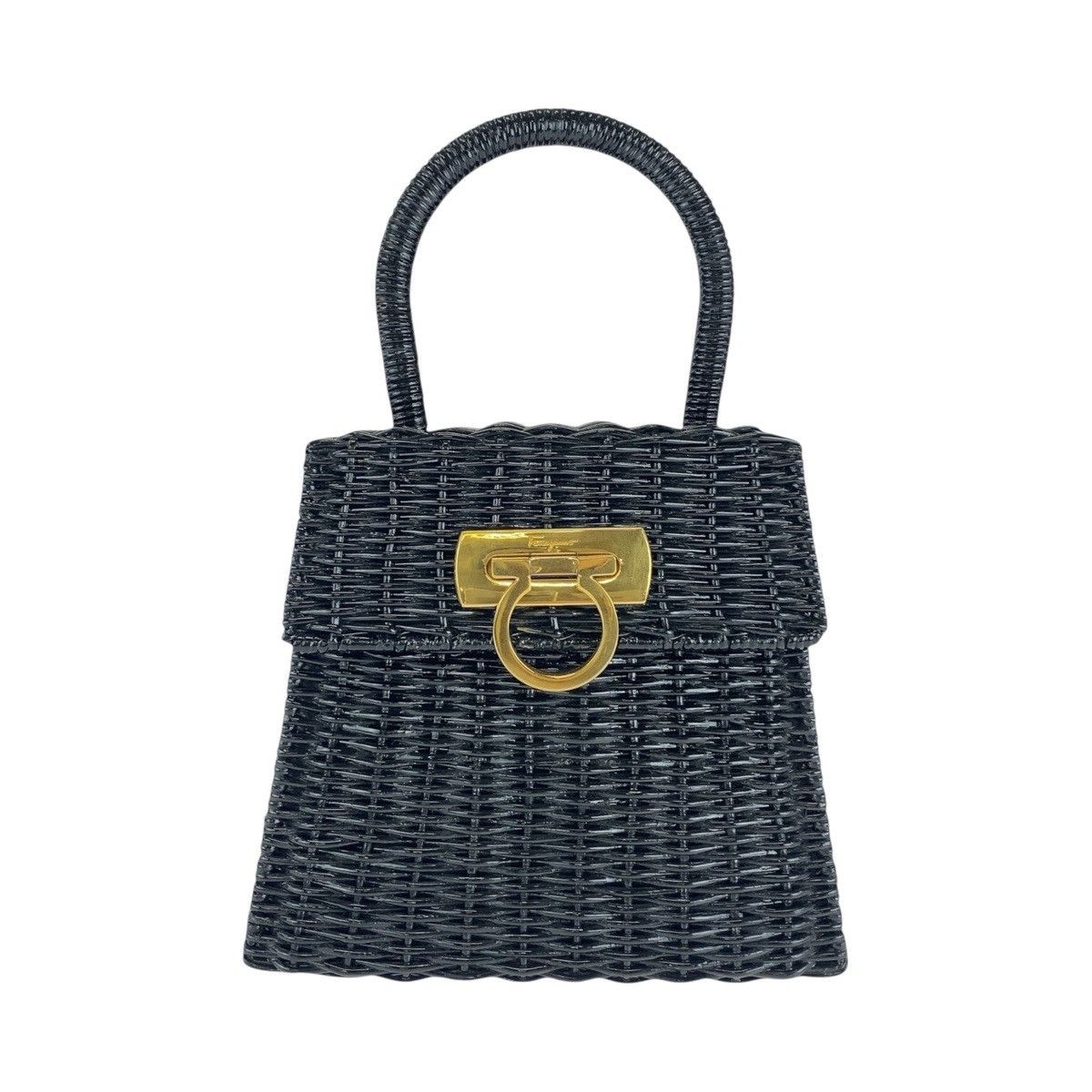 Salvatore Ferragamo Salvatore Ferragamo Salvatore Ferragamo Rattan Handbag Plant-based Handbag DUTY FREE for USA Size ONE SIZE - 1 Thumbnail
