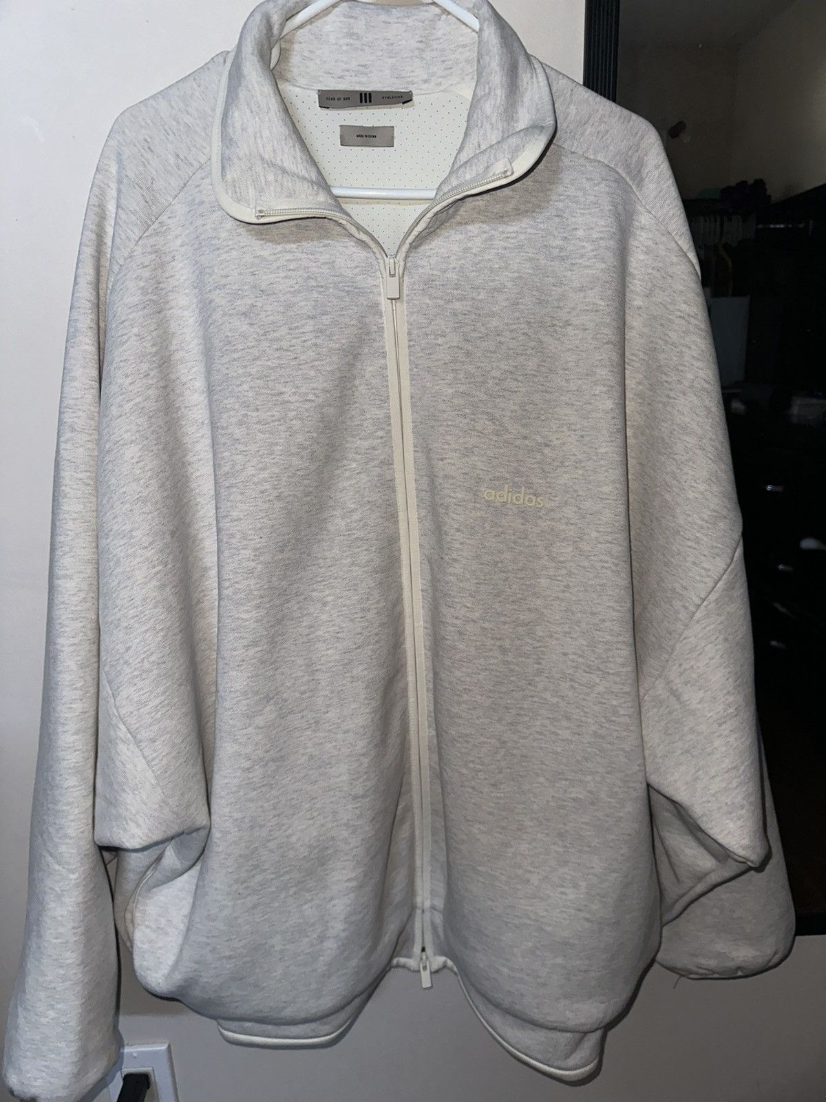 Adidas × Atletica × Fear of God FEAR OF GOD ADIDAS ATHLETICS - Heavy Fleece Track Jacket Size US M / EU 48-50 / 2 - 3 Thumbnail