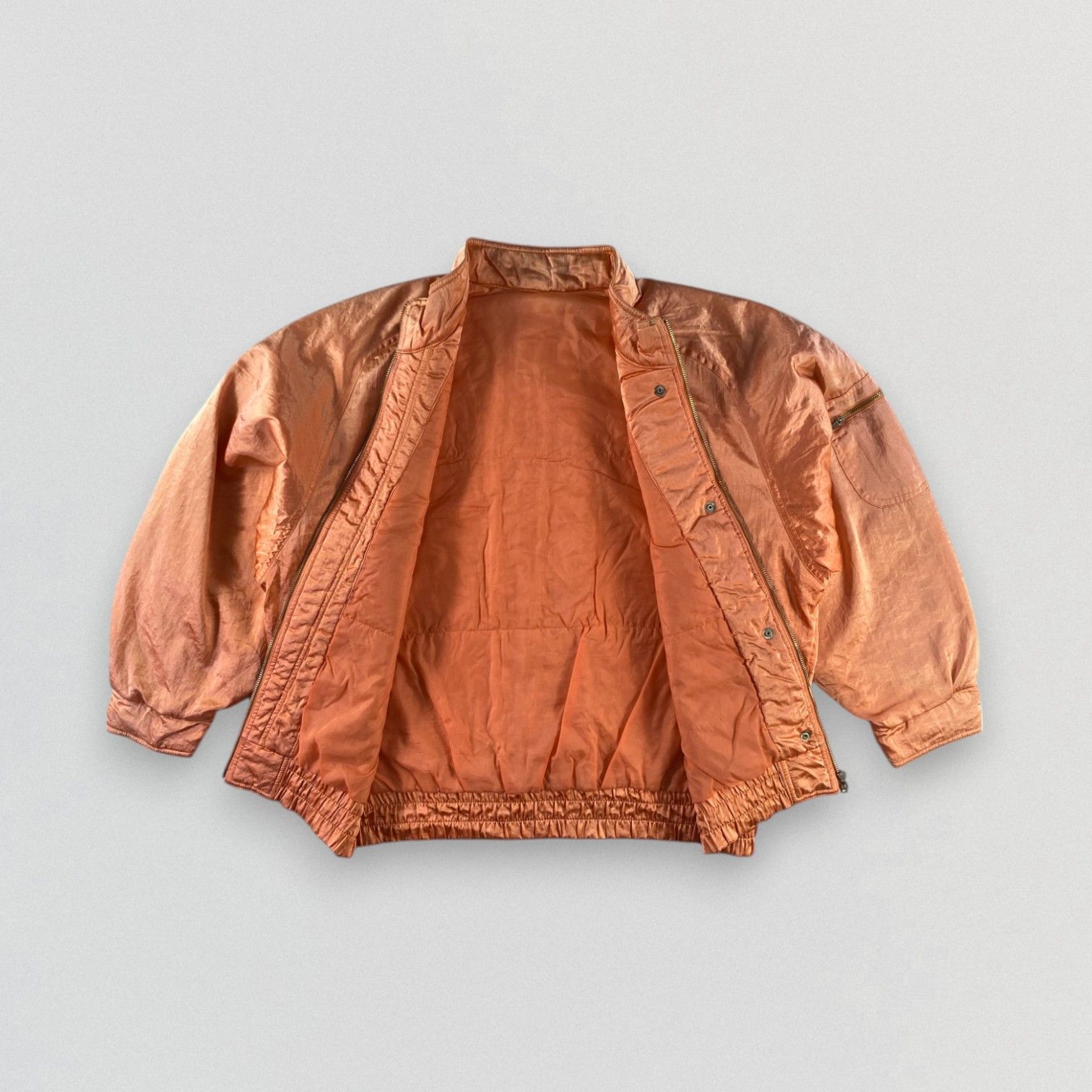 Japanese Brand Vintage Japanese Brand Bomber Zipper Jakcet Size US L / EU 52-54 / 3 - 2 Thumbnail