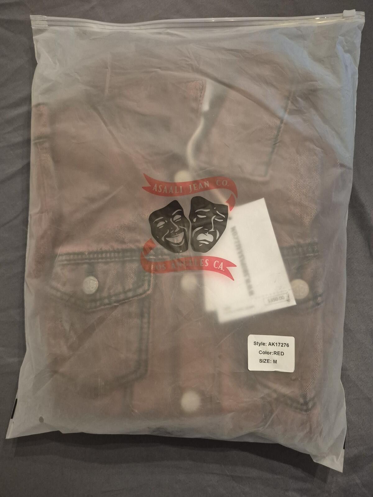 Asaali Asaali Red Denim Jacket Size Medium Size US M / EU 48-50 / 2 - 3 Thumbnail