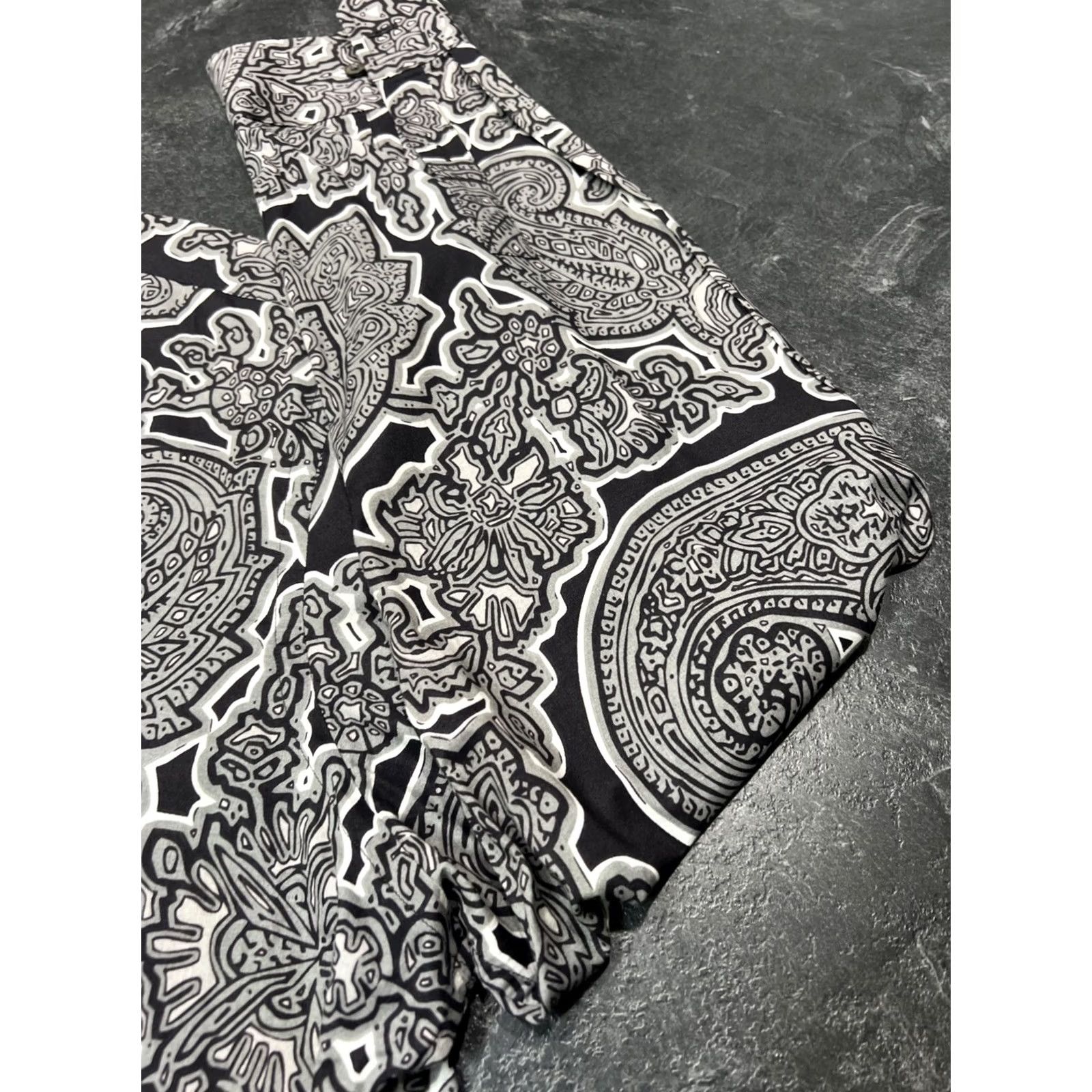 Michael Kors Michael Kors Paisley Shirt Tailored Fit 2XL 100% Cotton Button-Up Long Sleeve Khaki Multicolor Mens Size US XXL / EU 58 / 5 - 2 Thumbnail