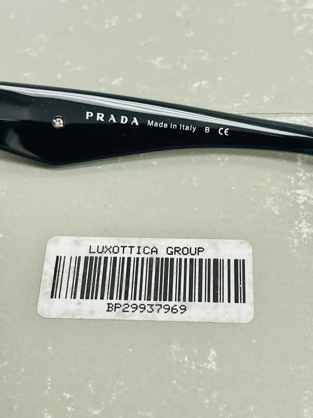 Prada PRADA 14S Cinema ORNATE SAFFIANO PR14SS Black Sunglasses Size ONE SIZE - 6 Thumbnail