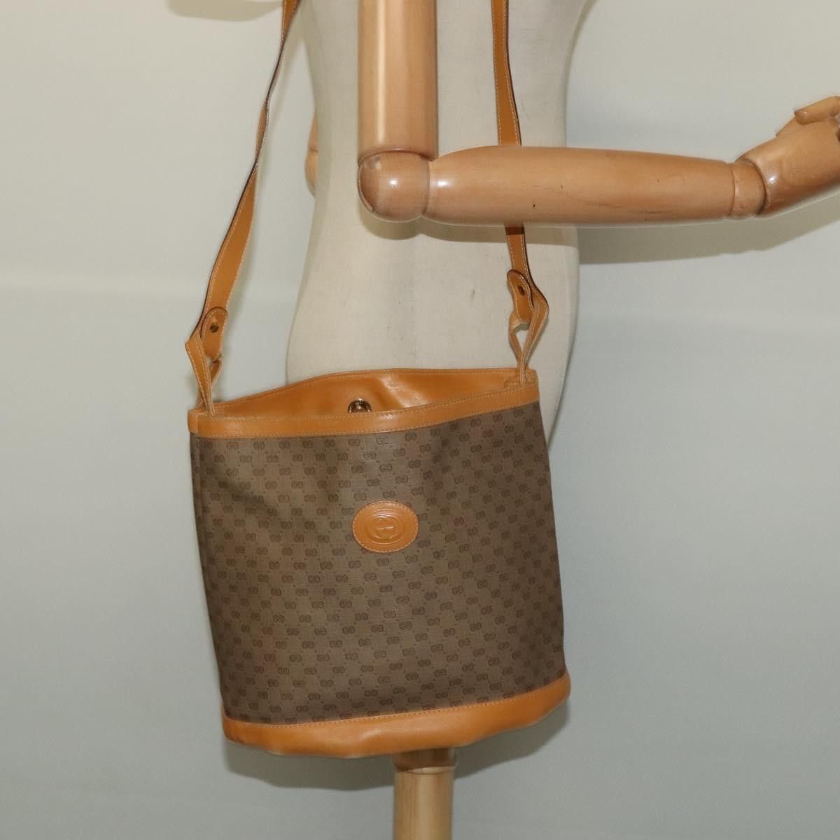 Gucci GUCCI Micro GG Supreme Shoulder Bag Pvc Beige Gold 001 14 Size ONE SIZE - 23 Thumbnail
