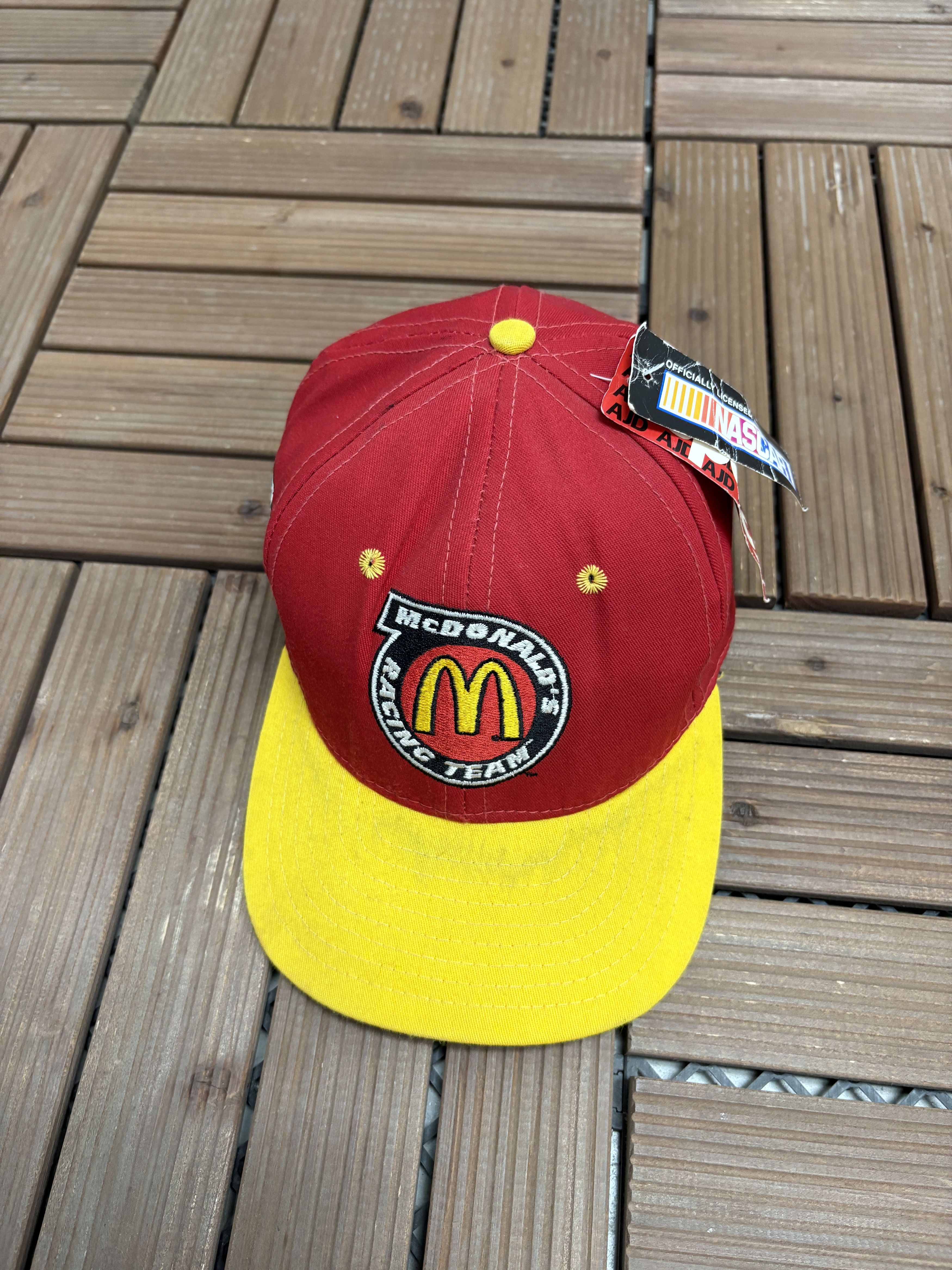 Vintage McDonad's Racing Bill Elliot NASCAR Vintage Snap Back Hat Size ONE SIZE - 1 Thumbnail