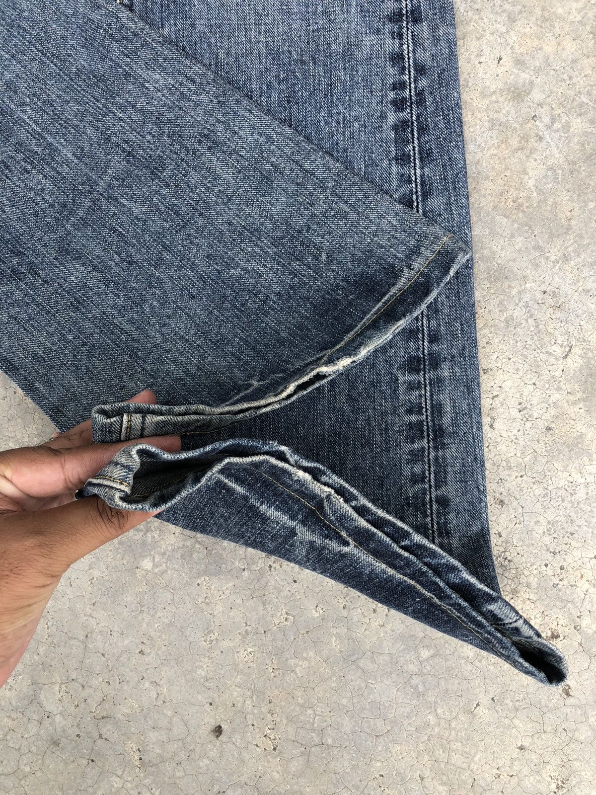 If Six Was Nine Japanese Lee Flared Jeans Distressed Jeans Size US 30 / EU 46 - 13 Thumbnail