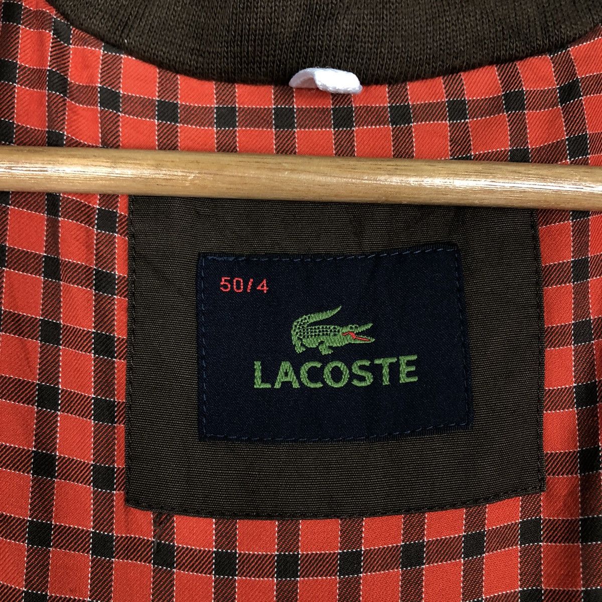Japanese Brand 🔥Vtg Bomber Jacket Lacoste Canvas Tartan Desining Lining Size US M / EU 48-50 / 2 - 17 Thumbnail