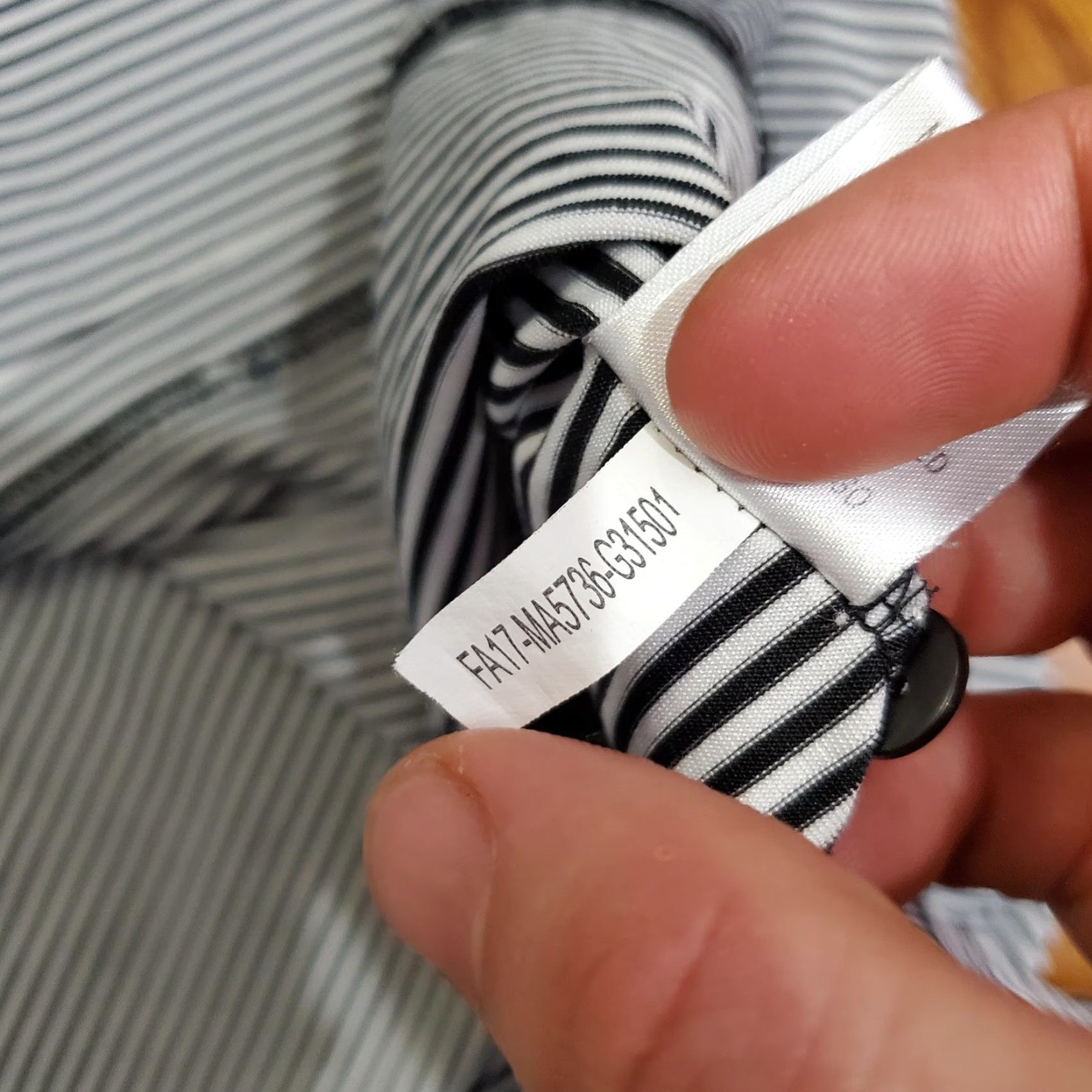 Vintage F&G Tech Polo Shirt Mens 2XL Black White Striped Golf Performance Stretch Shirt Mens 2XL Black White Striped Golf Performance Stretch Size US XXL / EU 58 / 5 - 7 Thumbnail