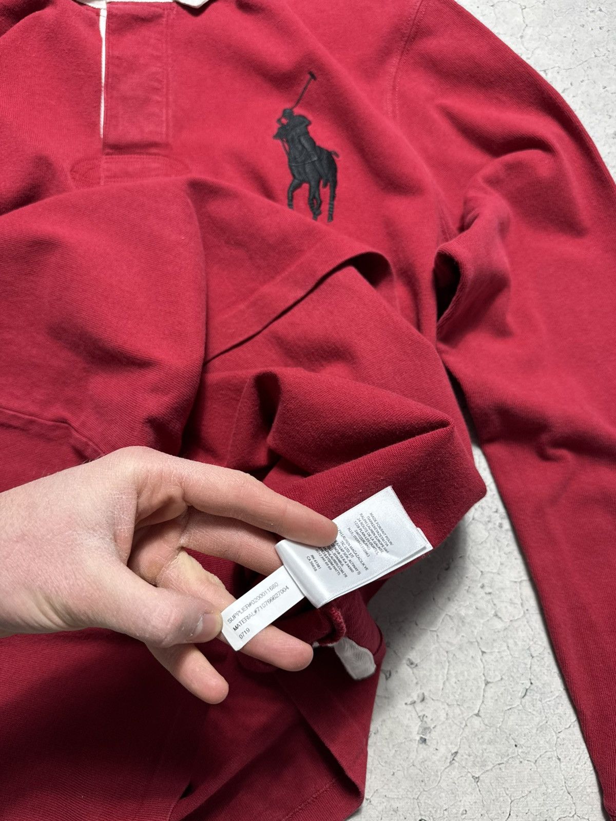 Polo Ralph Lauren Polo Ralph Lauren Rugby Sweatshirt Big Pony Size XL Red Size US XL / EU 56 / 4 - 8 Thumbnail