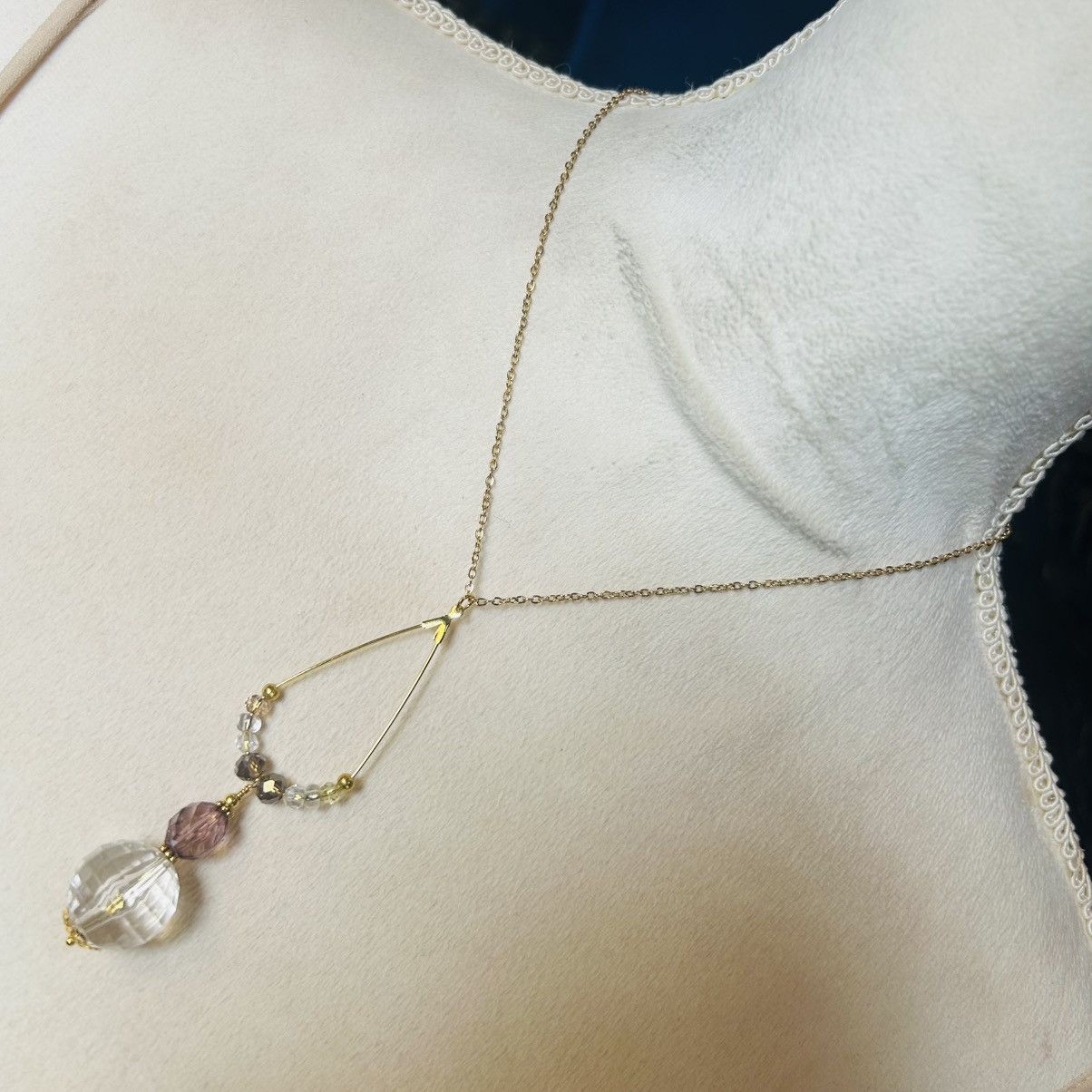 Handmade Handcrafted vintage bead changeable charm pendant necklace Size ONE SIZE - 2 Thumbnail