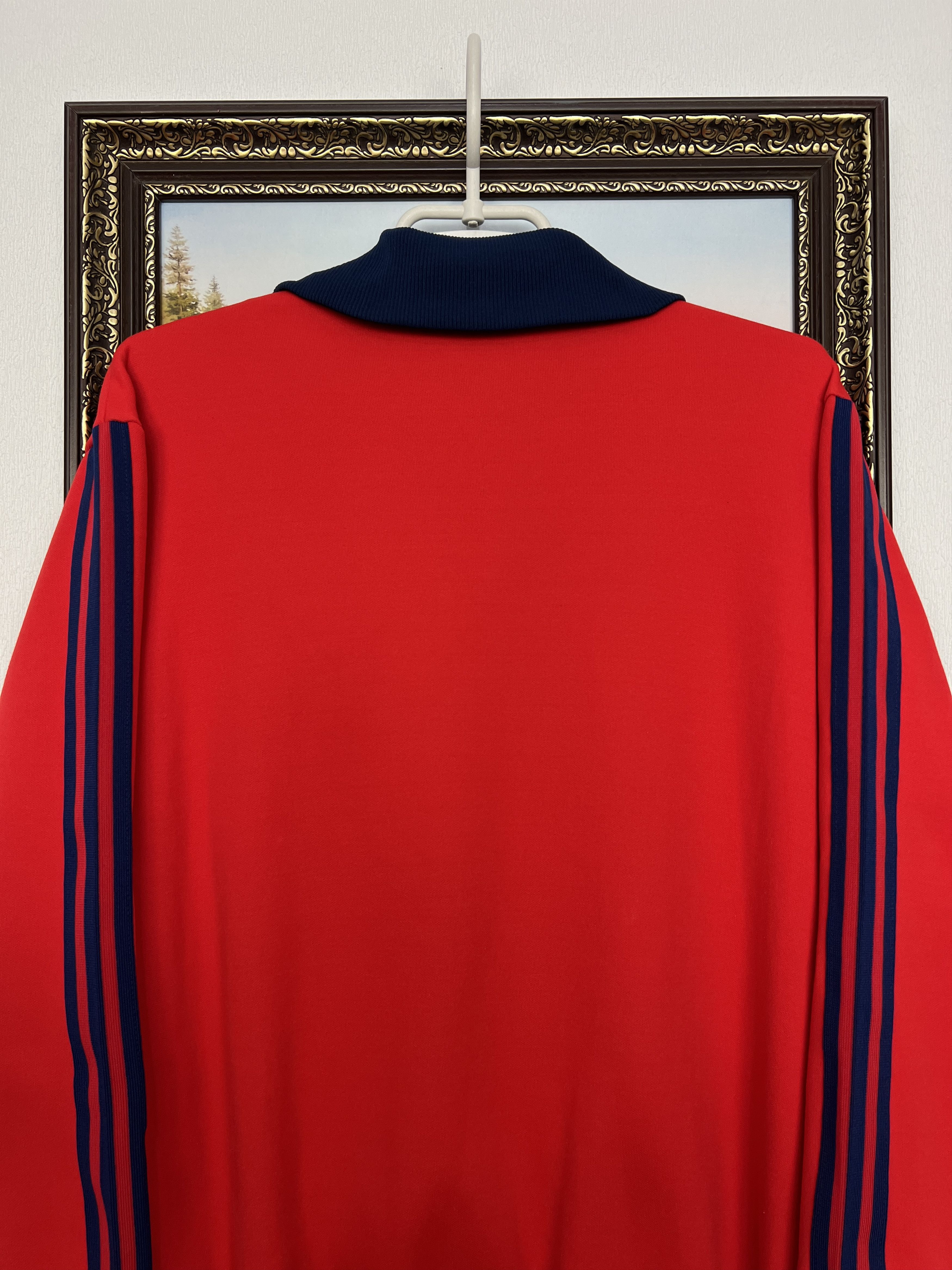 Adidas Vintage 80's Adidas Red Yugoslavia Jacket Mens Track Top Size US M / EU 48-50 / 2 - 10 Thumbnail