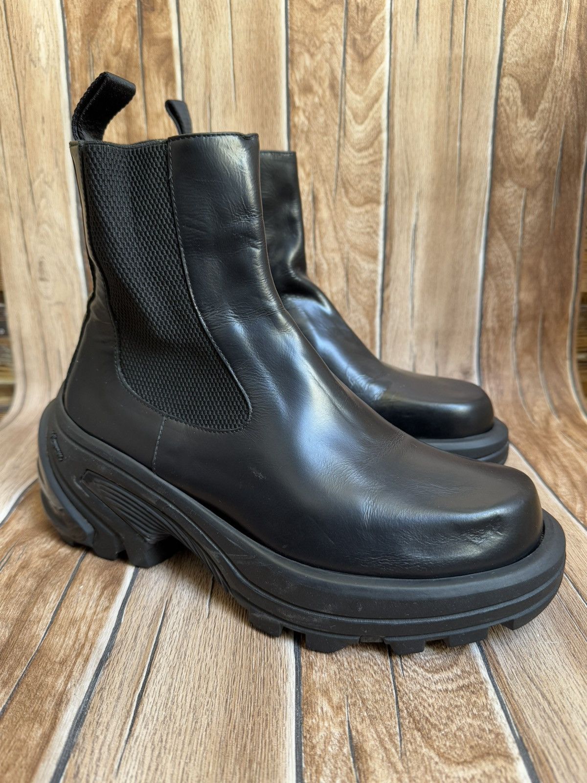 1017 ALYX 9SM × Alyx × MMW Removable sole chelsea boots Size US 7.5 / EU 40-41 - 2 Thumbnail