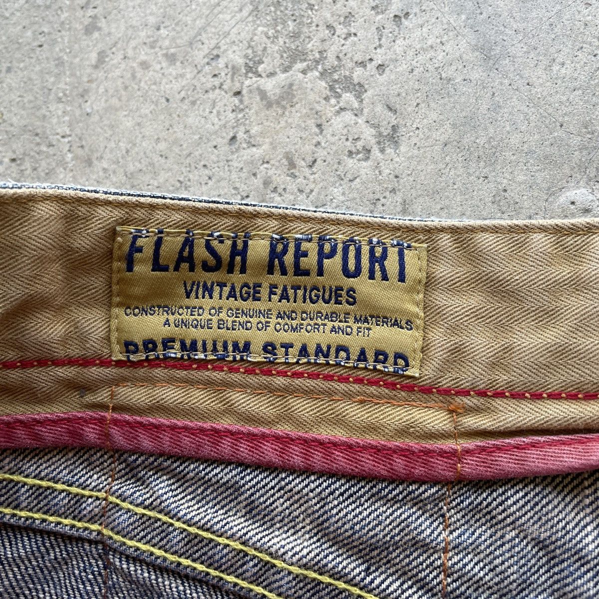 Japanese Brand × Jean × Vintage Vintage Japan Flash Report Distressed Faded Jeans Pants W32 Size US 33 - 9 Thumbnail