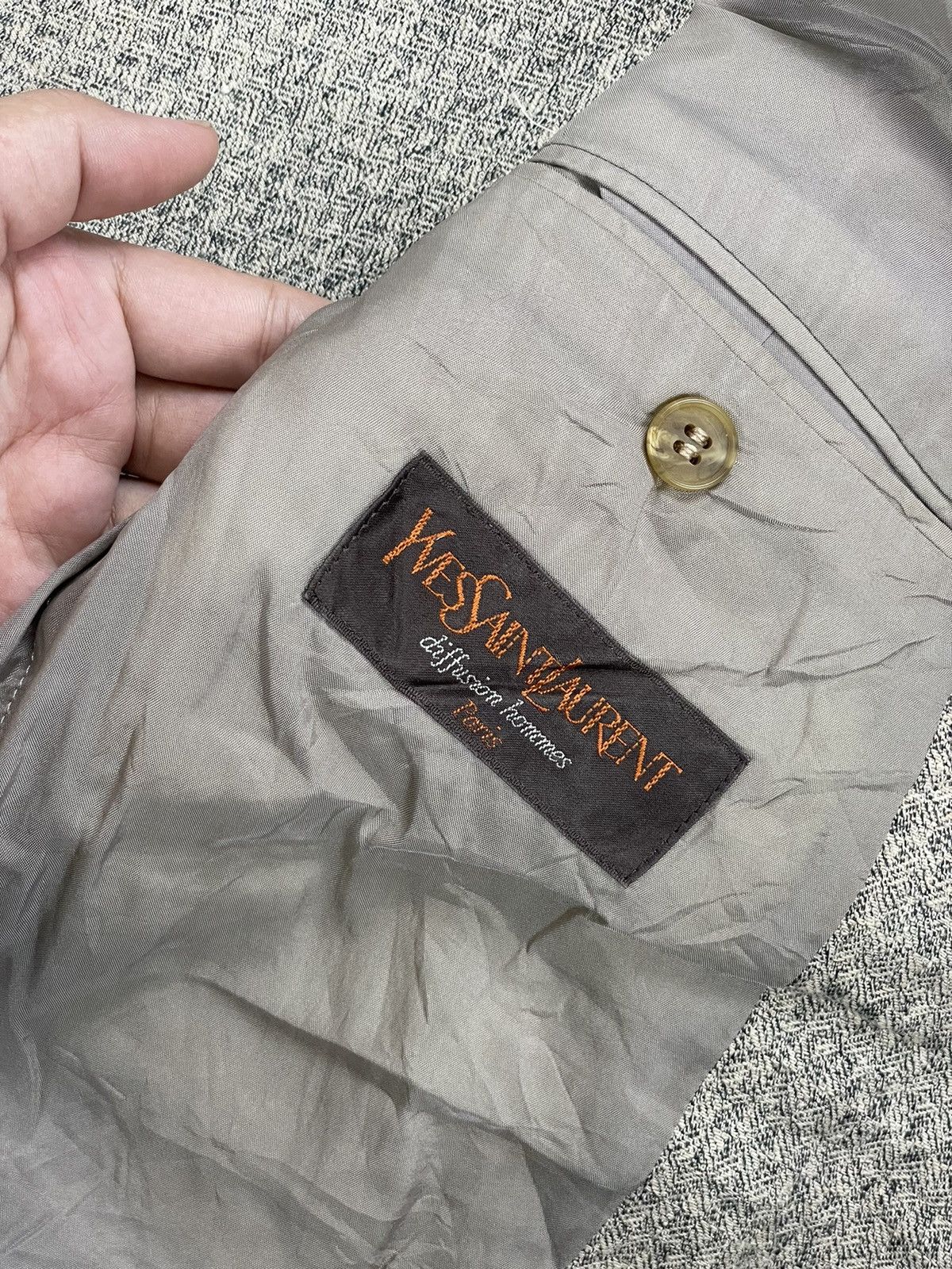 Yves Saint Laurent Vintage Yves Saint Laurent YSL Wool Blazer Jacket Size US M / EU 48-50 / 2 - 13 Thumbnail