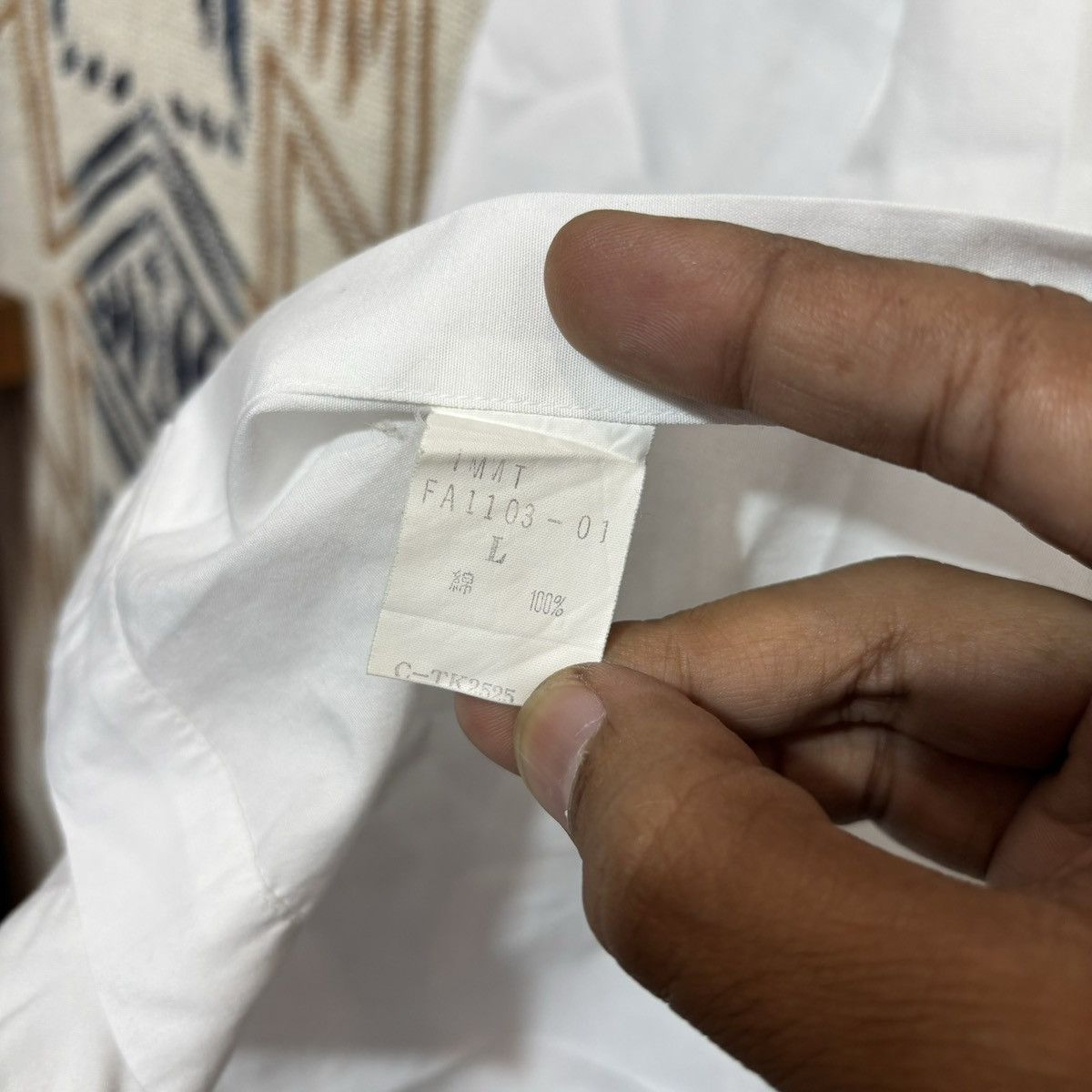 Designer × Issey Miyake Issey miyake white shirt Size US L / EU 52-54 / 3 - 4 Thumbnail