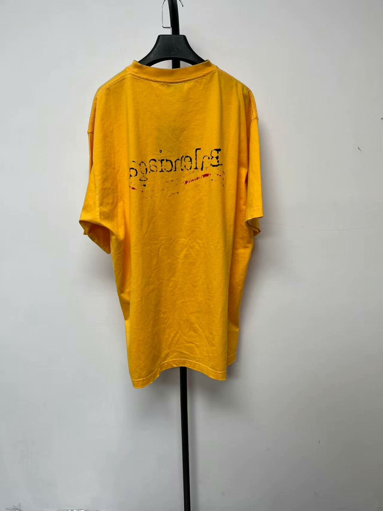 Balenciaga Balenciaga Letter Print Short Sleeve T-Shirt Size US L / EU 52-54 / 3 - 2 Thumbnail