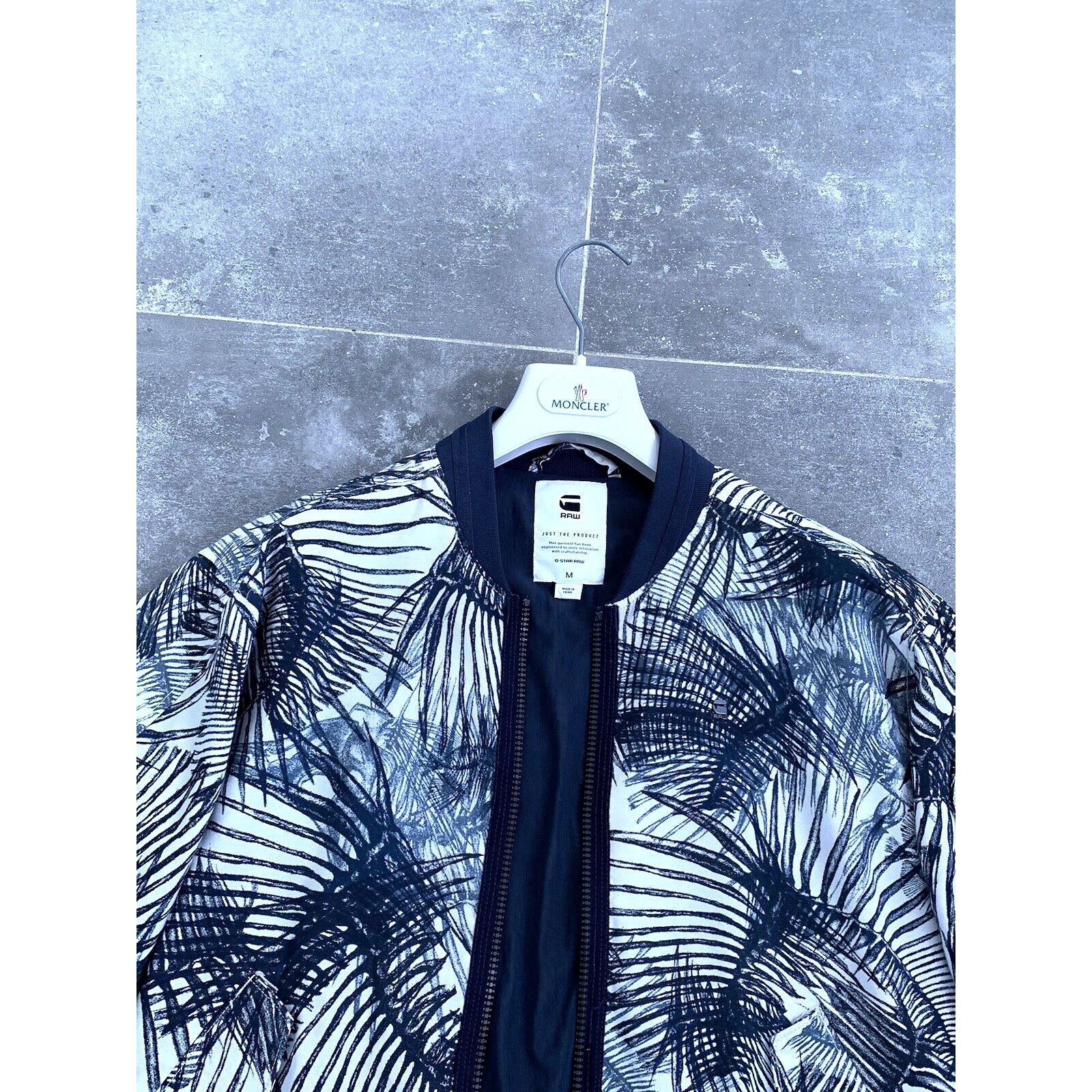 G-Star Womens G-STAR Indigo Pattern Army BF Bomber Jacket SZ M US 8 Size M / US 6-8 / IT 42-44 - 9 Thumbnail