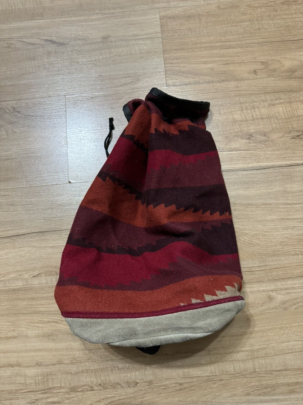 VINTAGE NAVAJO PENDLETON STRING BAG