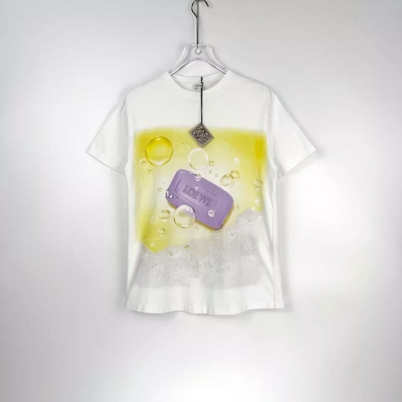 loewe White soap bubble pattern short sleeve 2506-Nextarrow
