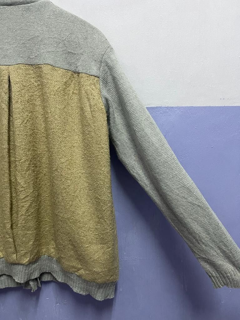 Ne-Net Rare Issey Miyake by Ne-net Half Wool Jacket 2 in 1 Size US M / EU 48-50 / 2 - 12 Thumbnail