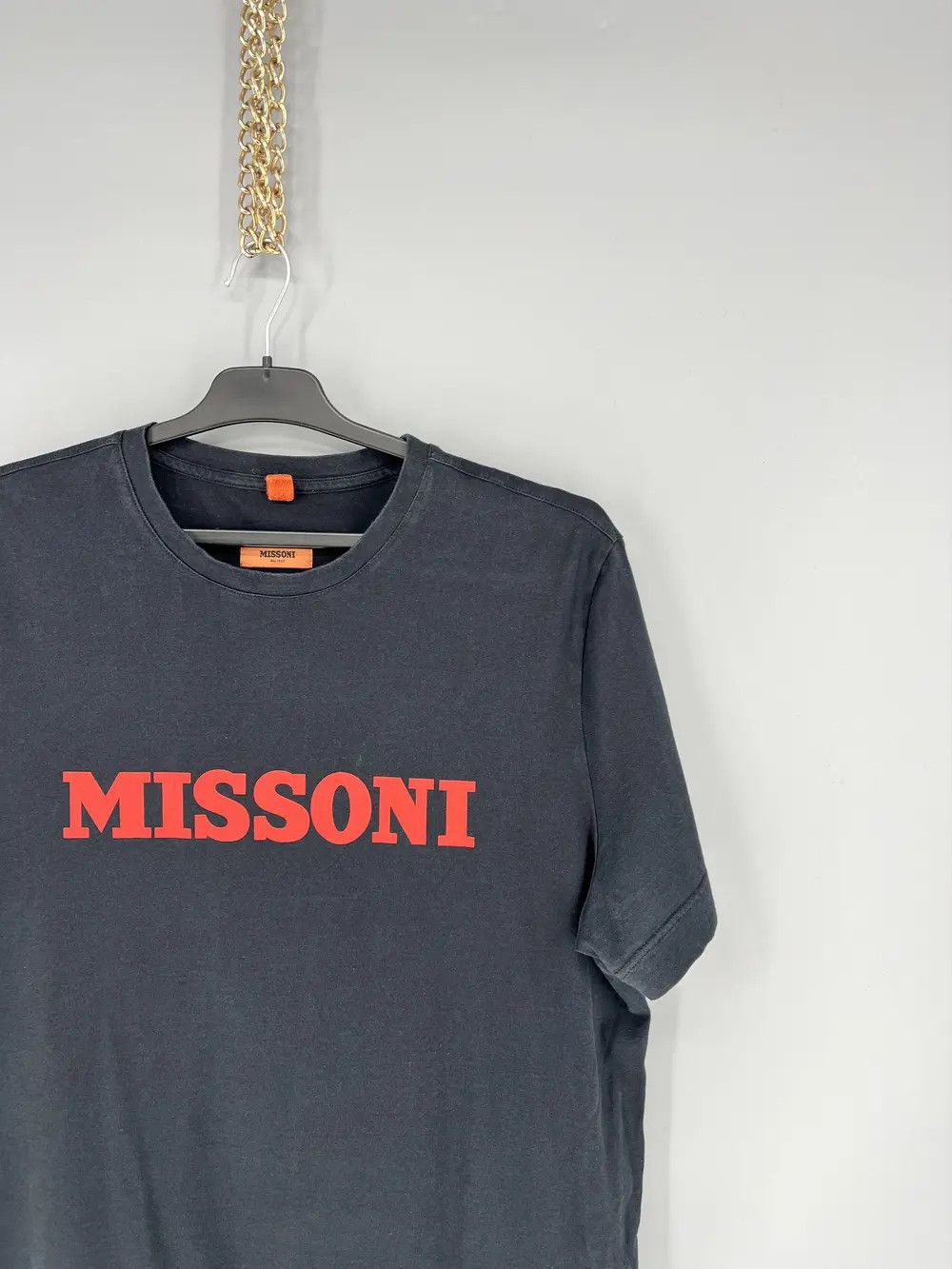 Missoni Vintage Missoni Spellout Logo Tshirt Size M Size US M / EU 48-50 / 2 - 5 Thumbnail