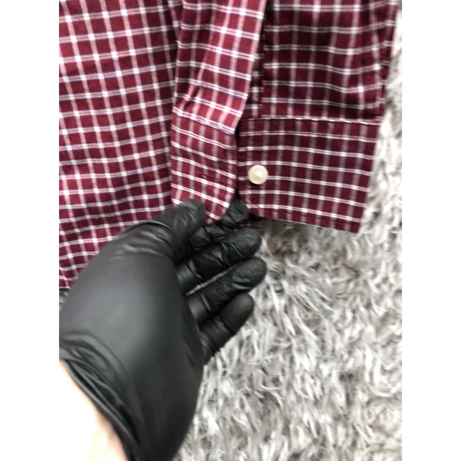Dockers DOCKERS Shirt Mens Red Check Long Sleeve Button-Down Collar M Size US M / EU 48-50 / 2 - 3 Thumbnail
